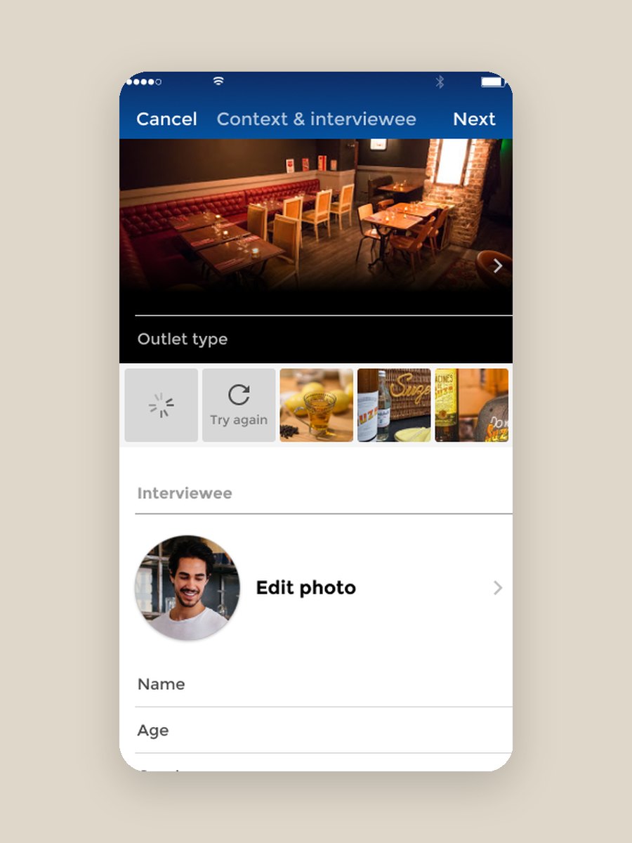 App TLO : contexte du lieu et profil de la personne interrogée